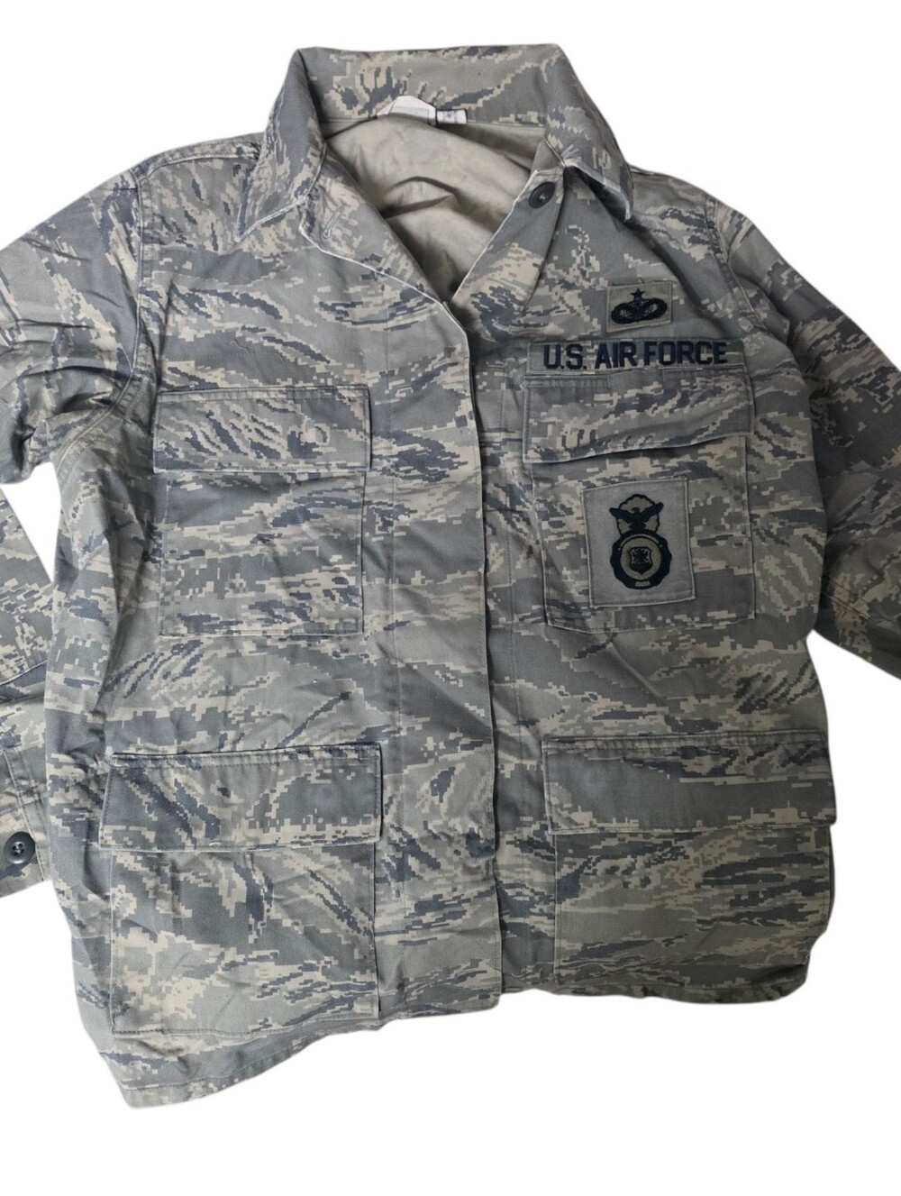 U.S. Air Force Digital Tigerstripe Utility Jacket - Gray Camo